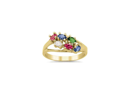 Multicolor Gemstone Ring